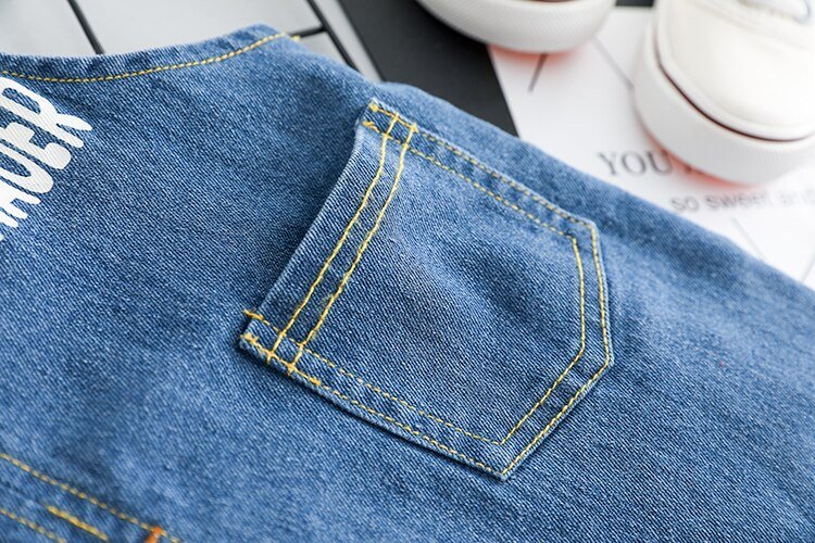 Hylkidhuose Baby Meisjes Jongens Kleding Sets Peuter Baby Kleding Suits Hoge Kwaliteit Katoenen T-shirt Bib Jeans Kinderen Kind Kostuum