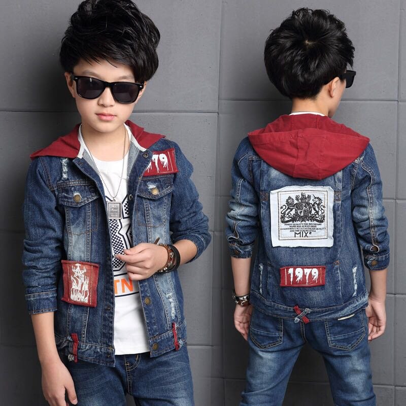 Kinderkleding Sets Jongens Denim Pak 2020 Nieuwe Herfst Kinderen Jassen Grote Kids Hooded Jeans Twee Stukken Set 3 Tot 14 Jaar Kinderkleding Sets Jongens Denim Pak 2020 Nieuwe Herfst Kinderen Jassen Grote Kids Hooded Jeans Twee Stukken Set 3 Tot 14 Jaar