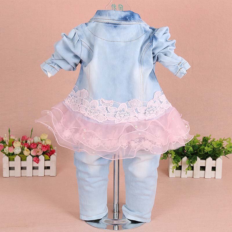 Peuter Meisje Kleding 2019 Lente Herfst Mode Kinderen Kleding Set Kids Baby Cowboy Kleding Sets Denim Jas + Meisjes Jeans Peuter Meisje Kleding 2019 Lente Herfst Mode Kinderen Kleding Set Kids Baby Cowboy Kleding Sets Denim Jas + Meisjes Jeans