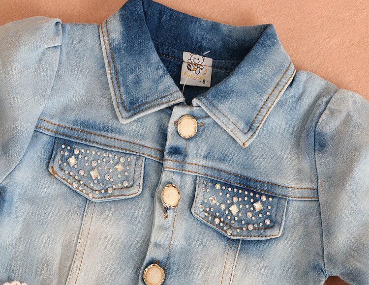 Peuter Meisje Kleding 2019 Lente Herfst Mode Kinderen Kleding Set Kids Baby Cowboy Kleding Sets Denim Jas + Meisjes Jeans Peuter Meisje Kleding 2019 Lente Herfst Mode Kinderen Kleding Set Kids Baby Cowboy Kleding Sets Denim Jas + Meisjes Jeans
