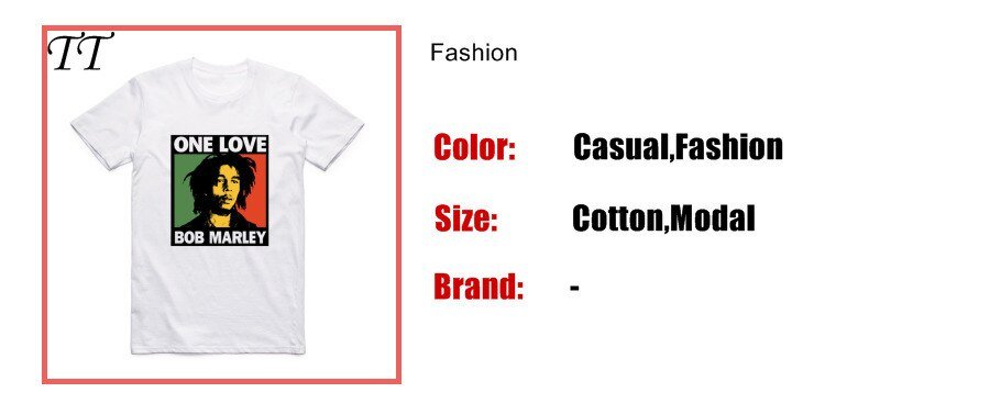 Aziatische Grootte Mannen Vrouwen Printing Bob Marley Mode T-shirt O-hals Korte Mouwen Jamaica singer Reggae Rastafari T-shirt HCP4118