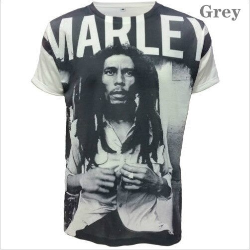 Nieuwe Designe Bob Marley 3d Print Cool T-shirt Mannen/Vrouwen Plus Size XS-5XL Nieuwe Designe Bob Marley 3d Print Cool T-shirt Mannen/Vrouwen Plus Size XS-5XL