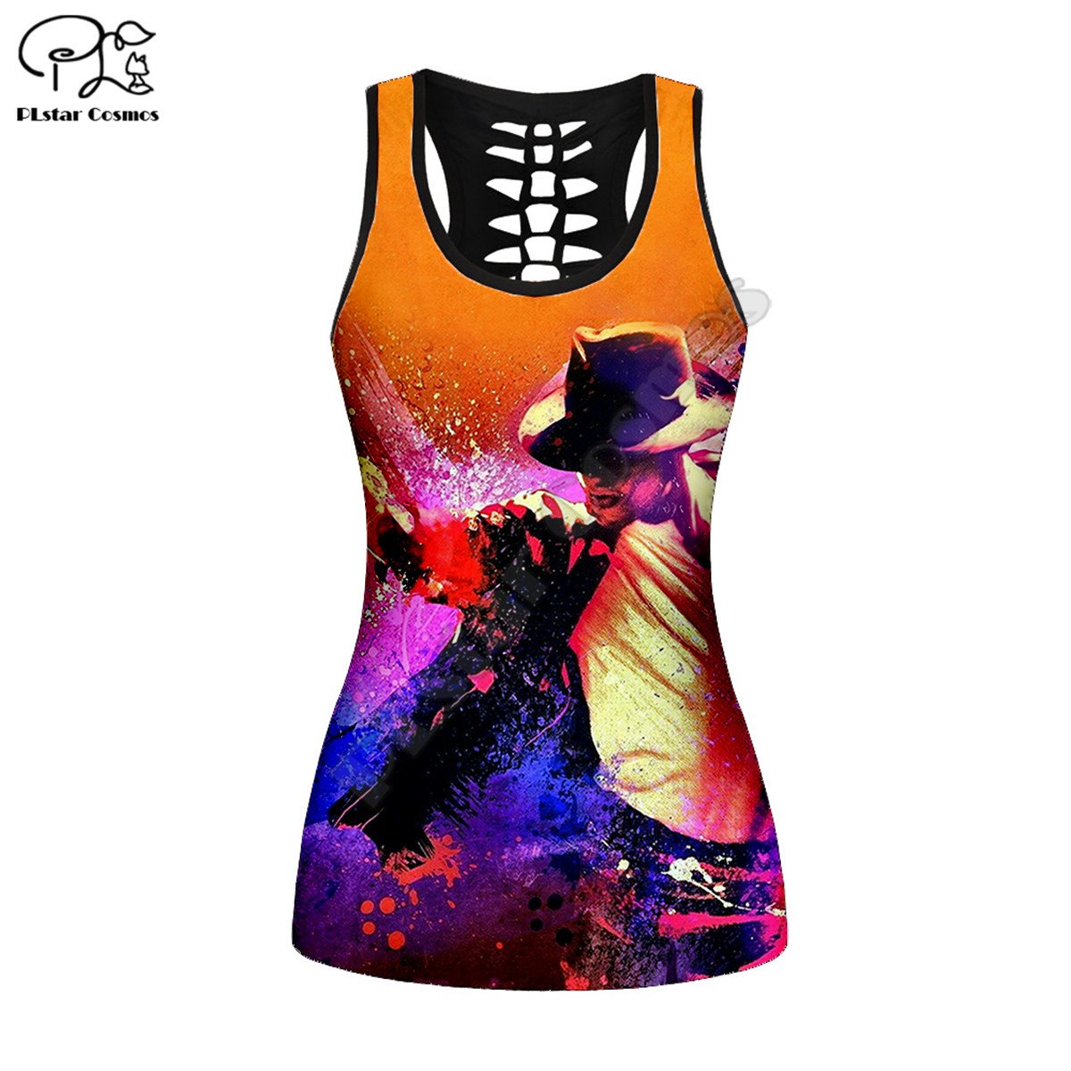 Plstar Cosmos Michael Jackson 3D Gedrukt Womens Sexy Tank Tps Zomer Vest Tank Top Vrouwen Mode Yoga Vest