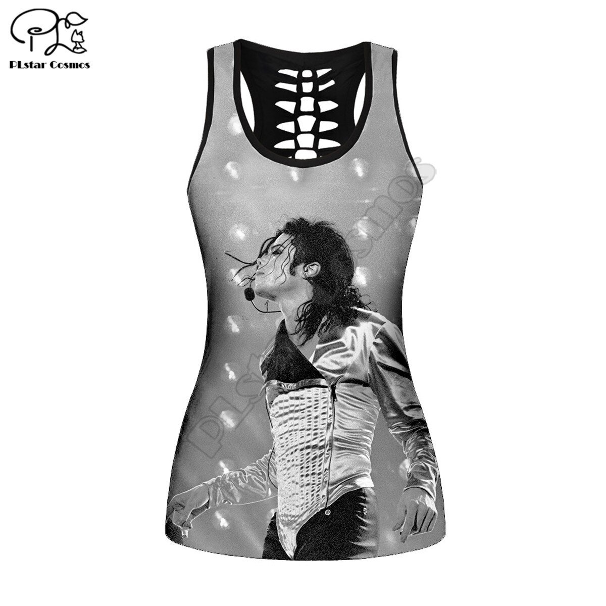 Plstar Cosmos Michael Jackson 3D Gedrukt Womens Sexy Tank Tps Zomer Vest Tank Top Vrouwen Mode Yoga Vest