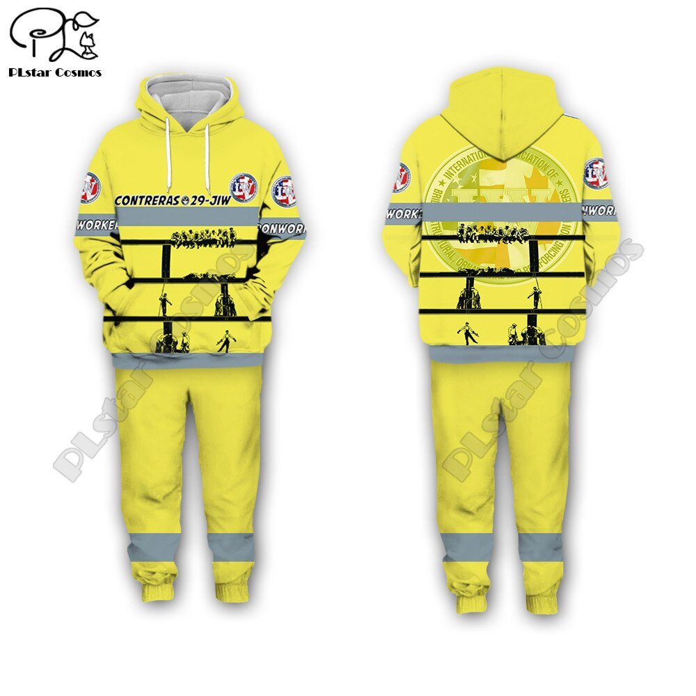 Mannen Voor Vrouwen Brandweer 3d Alle Ove Gedrukt Set Hoodie Sweater Jas Unisex Streetwear Casual Trainingspak Cosplay Kostuums Stijl-2