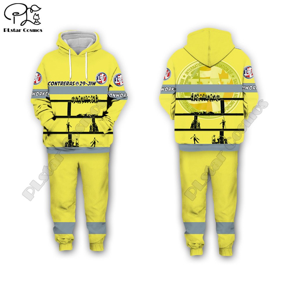 Mannen Voor Vrouwen Brandweer 3d Alle Ove Gedrukt Set Hoodie Sweater Jas Unisex Streetwear Casual Trainingspak Cosplay Kostuums Stijl-2