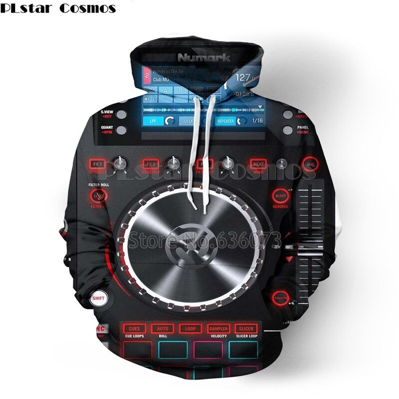 Dj Controller 3D Hd Gedrukt Hoodie Mannen Hoodies Voor Rock Dj Disco Speler Sweatsthirts Dj Top Led Flashing Equalizer El trui Dj Controller 3D Hd Gedrukt Hoodie Mannen Hoodies Voor Rock Dj Disco Speler Sweatsthirts Dj Top Led Flashing Equalizer El trui