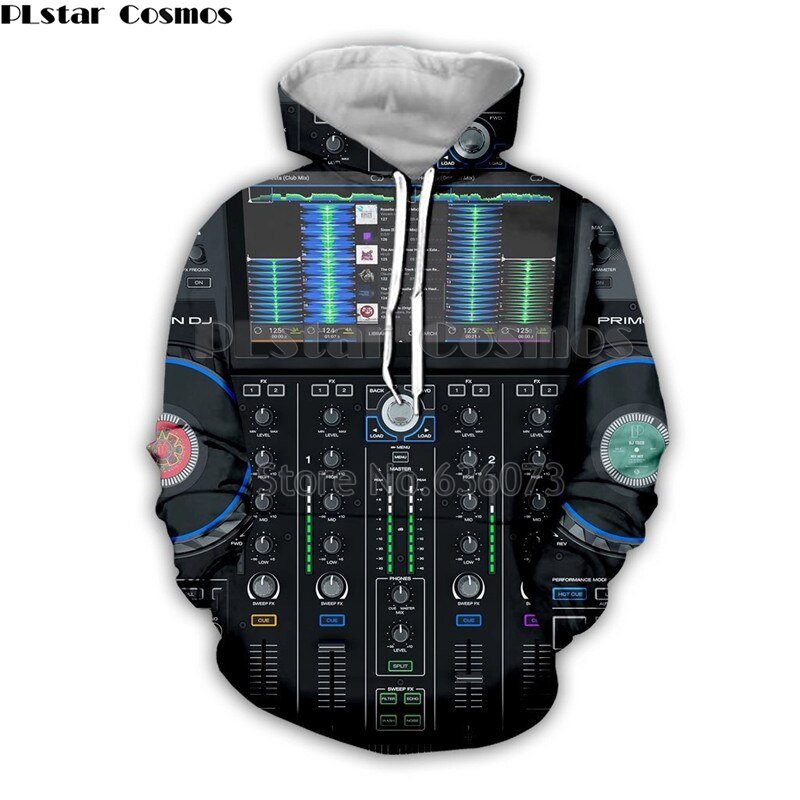 Dj Controller 3D Hd Gedrukt Hoodie Mannen Hoodies Voor Rock Dj Disco Speler Sweatsthirts Dj Top Led Flashing Equalizer El trui Dj Controller 3D Hd Gedrukt Hoodie Mannen Hoodies Voor Rock Dj Disco Speler Sweatsthirts Dj Top Led Flashing Equalizer El trui