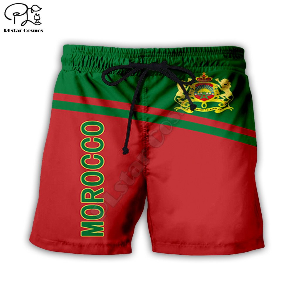 Mannen Zomer Aithiops Ethiopië Vlag Casual Shorts 3d Gedrukt Quick Dry Grappige Board Shorts Elastische Taille Drop Shipping
