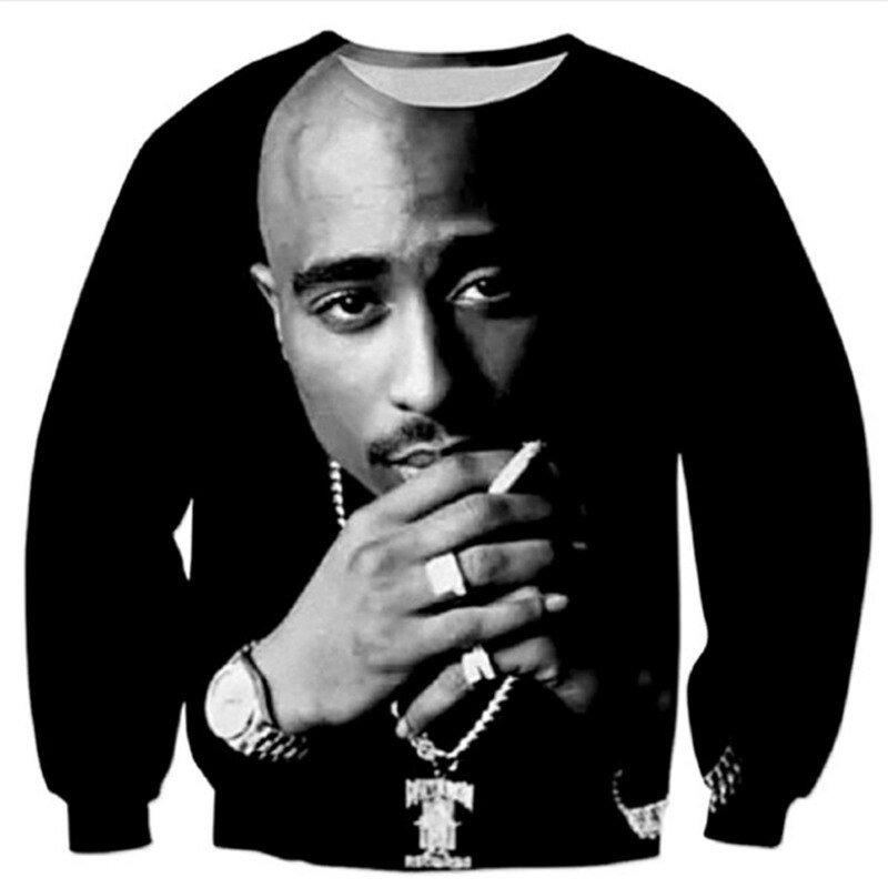 Nieuwe Mode Komen Zanger Tupac 3d Sweatshirts Mannen Vrouwen Sweats Jumper Hoodies Unisex Truien Casual Bovenkleding Tops