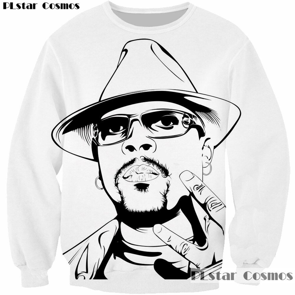 Plstar Cosmos 2018 Hoodies Mannen Vrouwen Sweatshirt 3D Print 2pac Tupac Cartoon Sweatshirt Cool Lange Mouwen Ronde Hals Merk Kleding