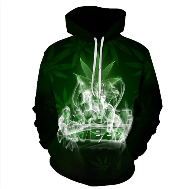 Hot 3D Gedrukt Weed Trui Leaf Mannen Vrouwen Hoody Toevallige Lange Mouwen Hoodie Unisex Uitloper Streetwear Heren Hoodies