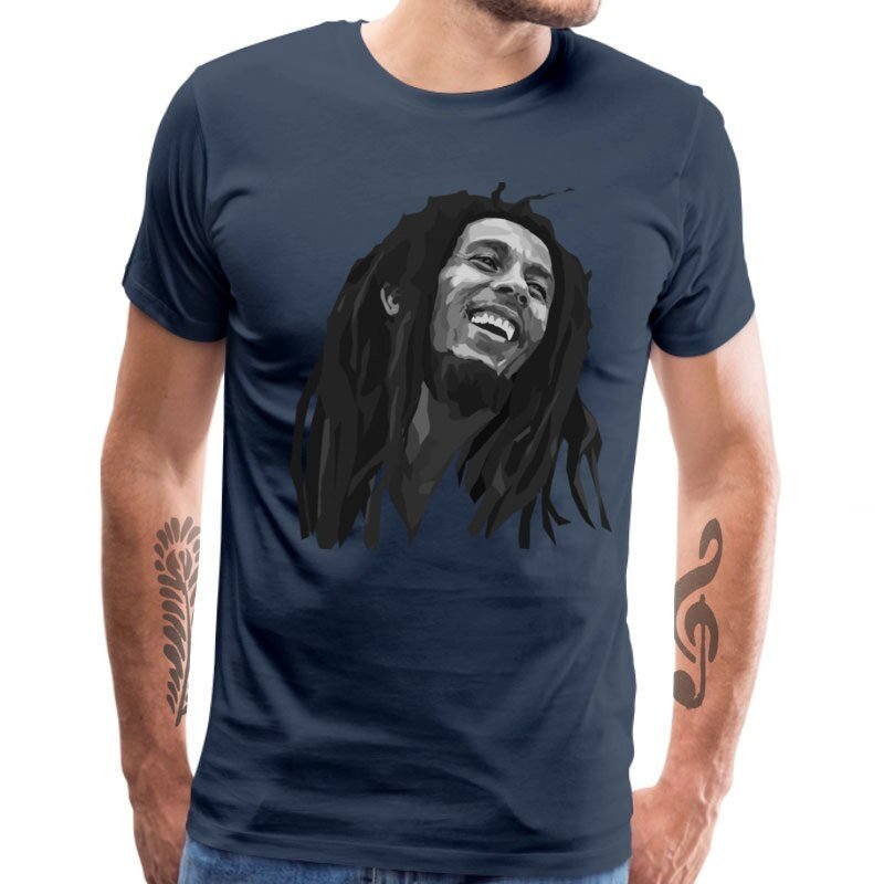 Legende Bob Marley T-shirt Voor Mannen Korte Mouw Tops & Tees Reggae Muziek Hip Hop Nieuwe Mode Katoen Heren Tshirt grappige T-shirts