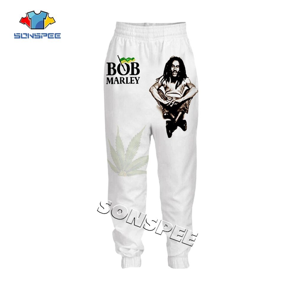 Sonspee Zanger Bob Marley 3D Gedrukt Harajuku Mannen Joggingbroek Unisex Lange Broek Streetwear Hip Hop Nieuwigheid Mode Casual Broek