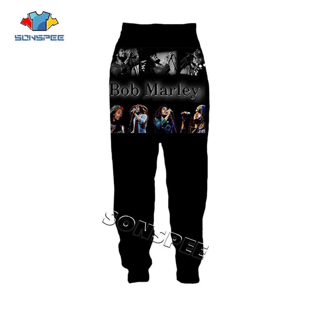 Sonspee Zanger Bob Marley 3D Gedrukt Harajuku Mannen Joggingbroek Unisex Lange Broek Streetwear Hip Hop Nieuwigheid Mode Casual Broek