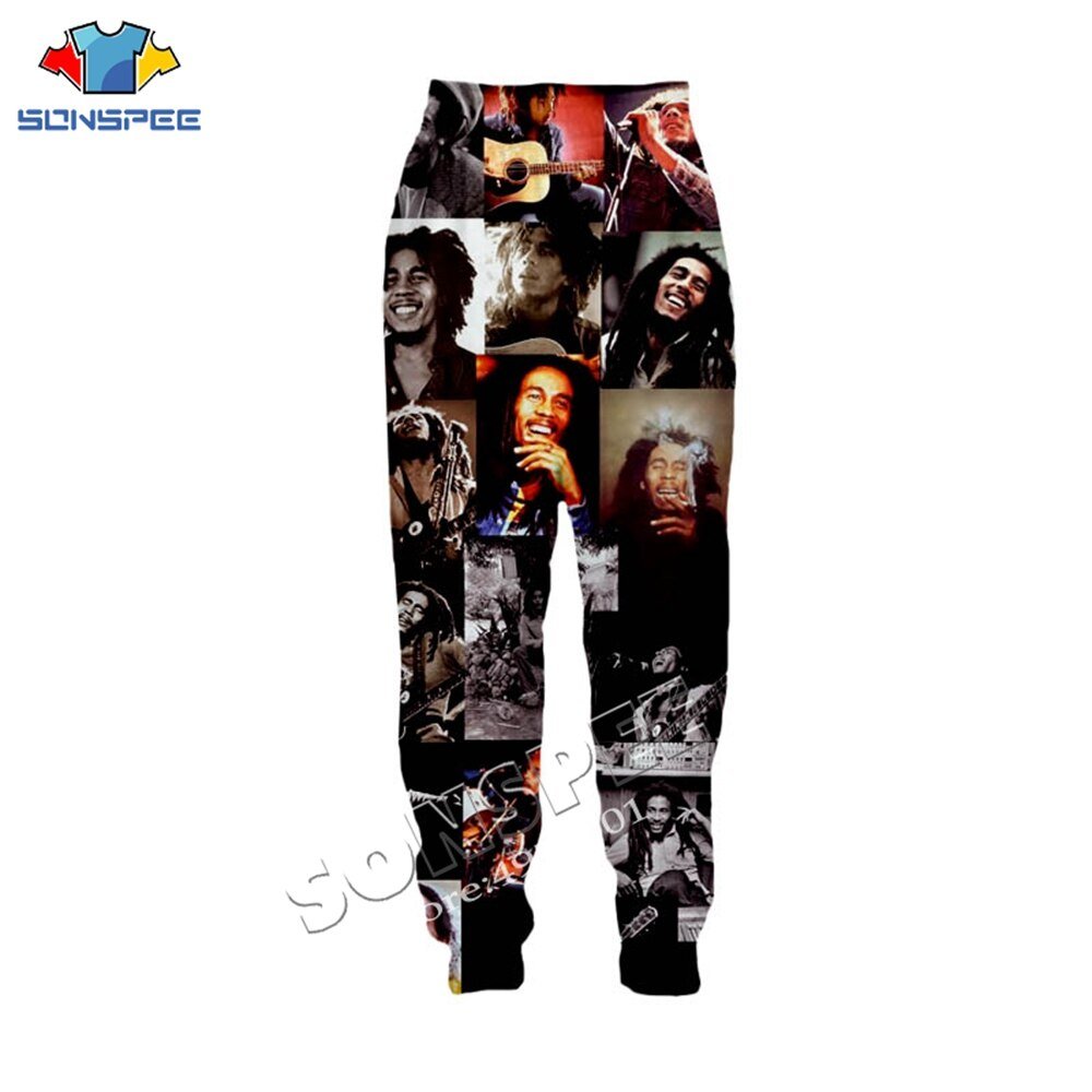 Sonspee Unisex Lange Broek Streetwear Volwassen Nieuwigheid Mode Casual Broek Zanger Bob Marley 3D Printing Harajuku Mannen Joggingbroek Sonspee Unisex Lange Broek Streetwear Volwassen Nieuwigheid Mode Casual Broek Zanger Bob Marley 3D Printing Harajuku Mannen Joggingbroek
