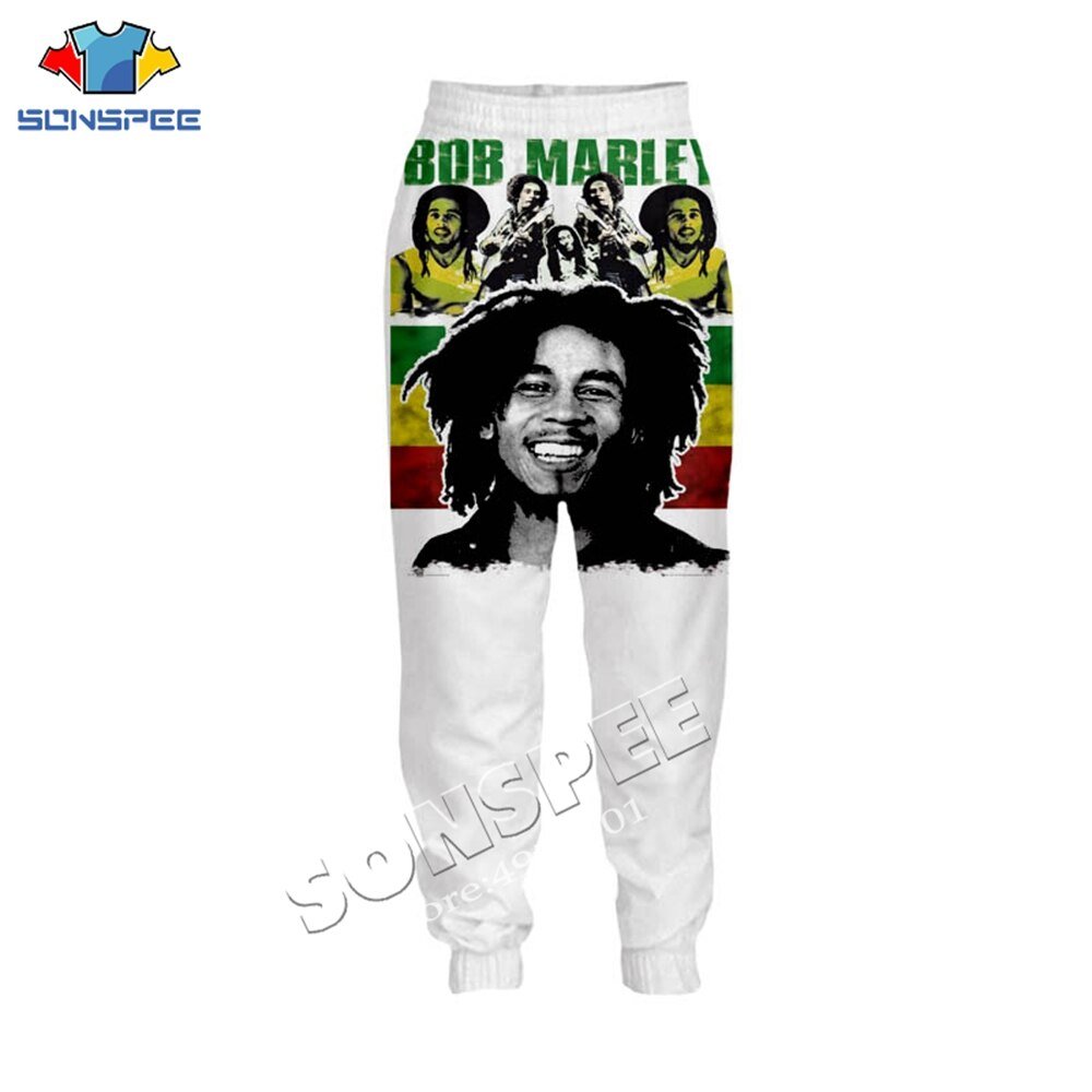 Sonspee Unisex Lange Broek Streetwear Volwassen Nieuwigheid Mode Casual Broek Zanger Bob Marley 3D Printing Harajuku Mannen Joggingbroek Sonspee Unisex Lange Broek Streetwear Volwassen Nieuwigheid Mode Casual Broek Zanger Bob Marley 3D Printing Harajuku Mannen Joggingbroek