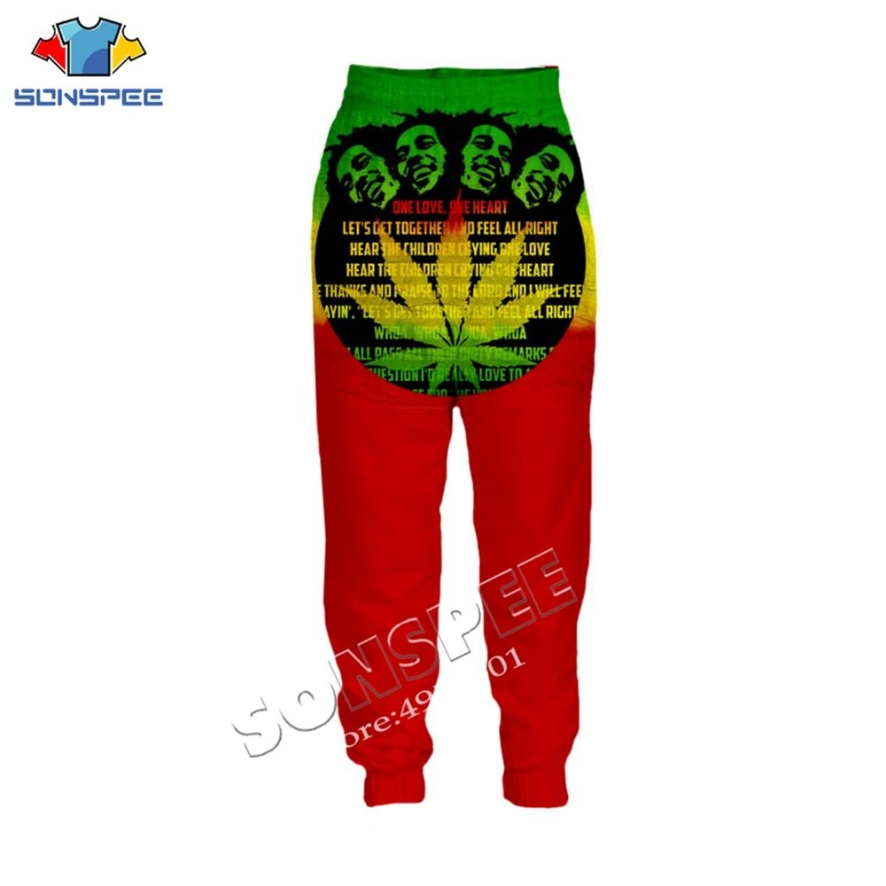 Sonspee Unisex Lange Broek Streetwear Volwassen Nieuwigheid Mode Casual Broek Zanger Bob Marley 3D Printing Harajuku Mannen Joggingbroek Sonspee Unisex Lange Broek Streetwear Volwassen Nieuwigheid Mode Casual Broek Zanger Bob Marley 3D Printing Harajuku Mannen Joggingbroek