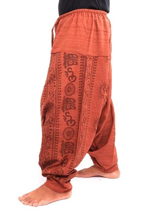 Mannen Hiphop Harembroek Kruis Baggy Joggers Plus Size Boho Gypsy Aladdin Zomer Bohemian Nepal Wijde Pijpen Broek Causale Broek