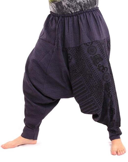 Mannen Hiphop Harembroek Kruis Baggy Joggers Plus Size Boho Gypsy Aladdin Zomer Bohemian Nepal Wijde Pijpen Broek Causale Broek