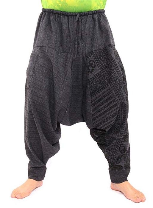 Mannen Hiphop Harembroek Kruis Baggy Joggers Plus Size Boho Gypsy Aladdin Zomer Bohemian Nepal Wijde Pijpen Broek Causale Broek