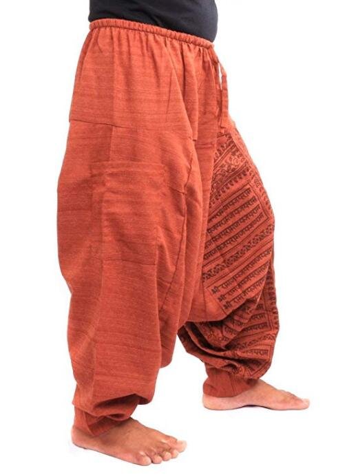 Mannen Hiphop Harembroek Kruis Baggy Joggers Plus Size Boho Gypsy Aladdin Zomer Bohemian Nepal Wijde Pijpen Broek Causale Broek
