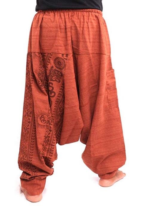 Mannen Hiphop Harembroek Kruis Baggy Joggers Plus Size Boho Gypsy Aladdin Zomer Bohemian Nepal Wijde Pijpen Broek Causale Broek