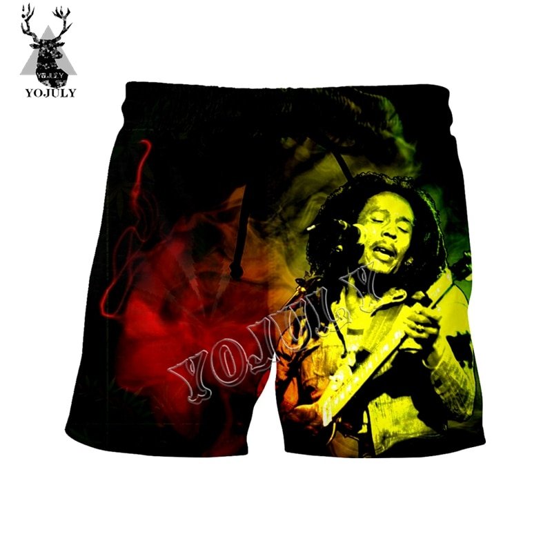 Yojuly Rock Zanger Bob Marley 3D Print Funny Fashion Casual Korte Broek Zomer Mannen Board Shorts Unisex Zwemmen Shorts DK19 Yojuly Rock Zanger Bob Marley 3D Print Funny Fashion Casual Korte Broek Zomer Mannen Board Shorts Unisex Zwemmen Shorts DK19