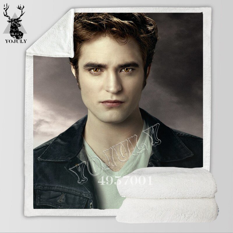 Film Twilight 3D Print Harajuku Fahion Casual Dunne Dekbed Kind Bed Deken Sprei Stoel Beddengoed Thuis Pluche Zachte Quilt BB88