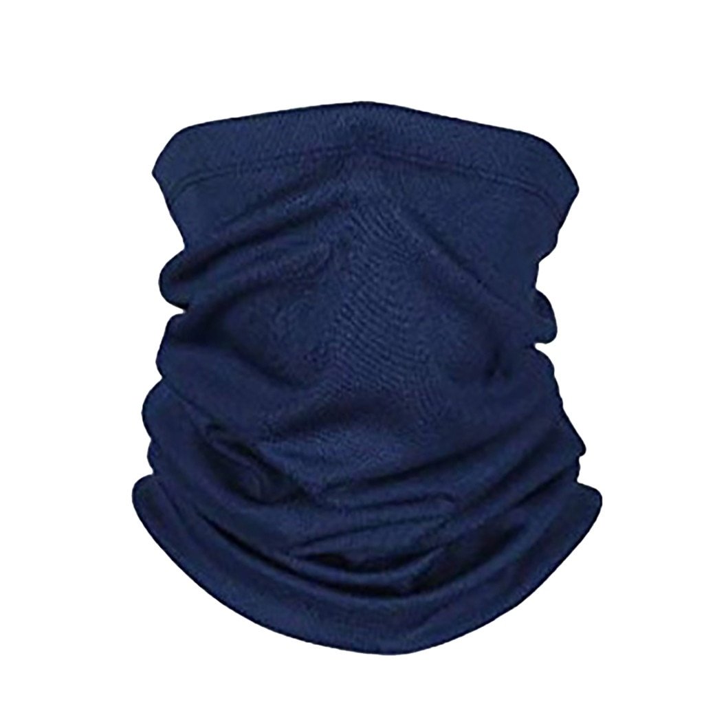 Black Face Mask Scarf Outdoor Motorcycle Mouth Mask Windproof Seamless Multifunction Sports Scarf Neck Tube Dust Riding Mask