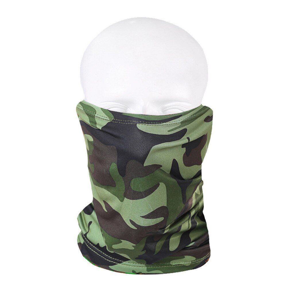 Black Face Mask Scarf Outdoor Motorcycle Mouth Mask Windproof Seamless Multifunction Sports Scarf Neck Tube Dust Riding Mask