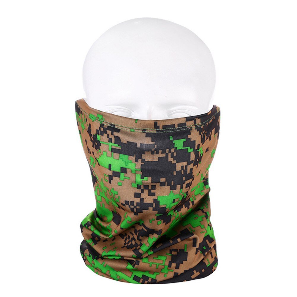 Black Face Mask Scarf Outdoor Motorcycle Mouth Mask Windproof Seamless Multifunction Sports Scarf Neck Tube Dust Riding Mask