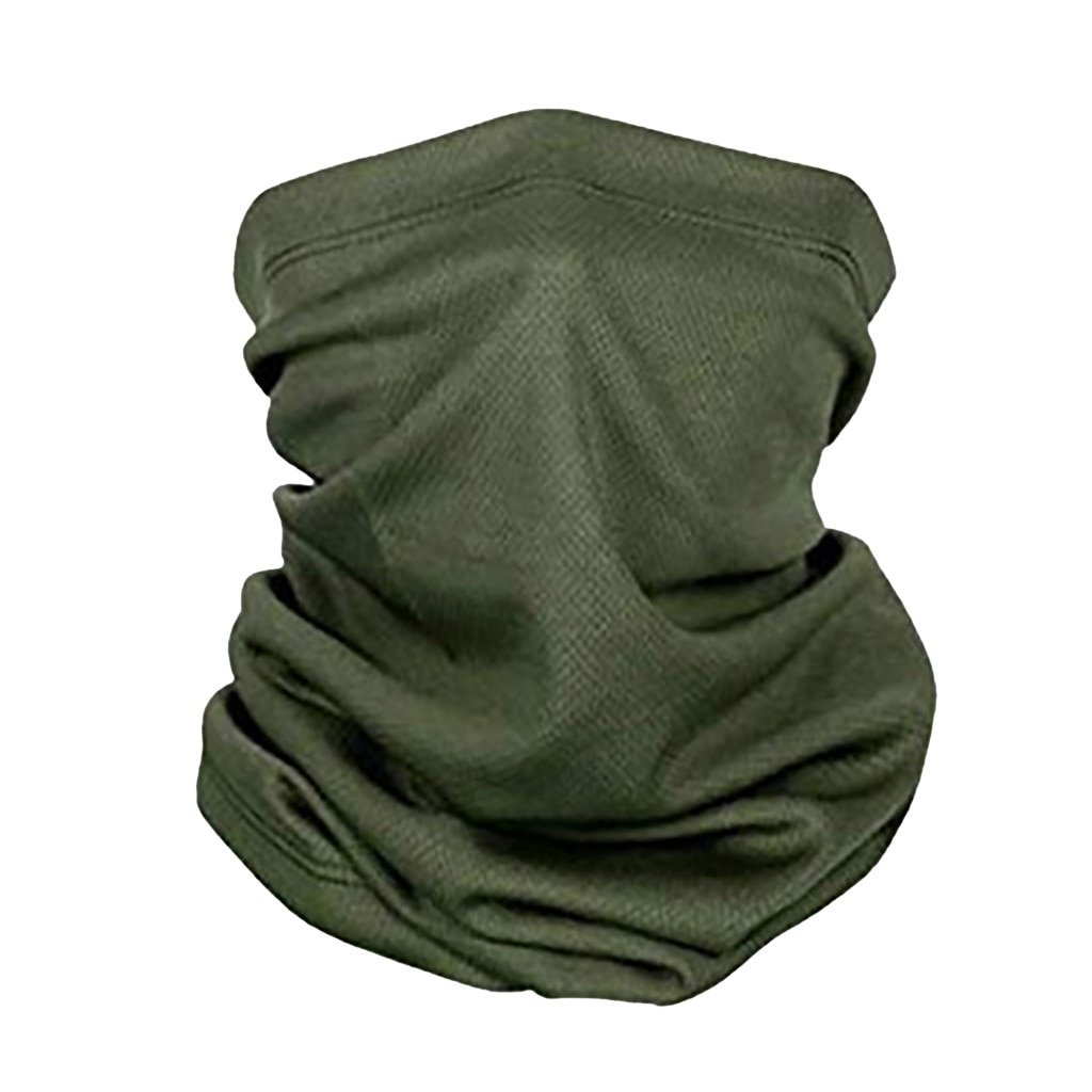 Black Face Mask Scarf Outdoor Motorcycle Mouth Mask Windproof Seamless Multifunction Sports Scarf Neck Tube Dust Riding Mask