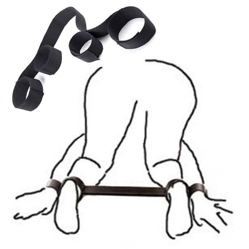 Bondage Handcuffs&Neck Pillow&Ankle Cuff BDSM Bondage Set Flirting Sex Toys For Woman Couple Slave Restraints Erotic Accessories