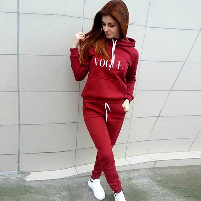 2 Delige Set Trainingspak Vrouwen Kleding Ropa Mujer Solid Hooded Sweater Broek Suits Brief Afdrukken Ropa Mujer Plus Size S-4XL