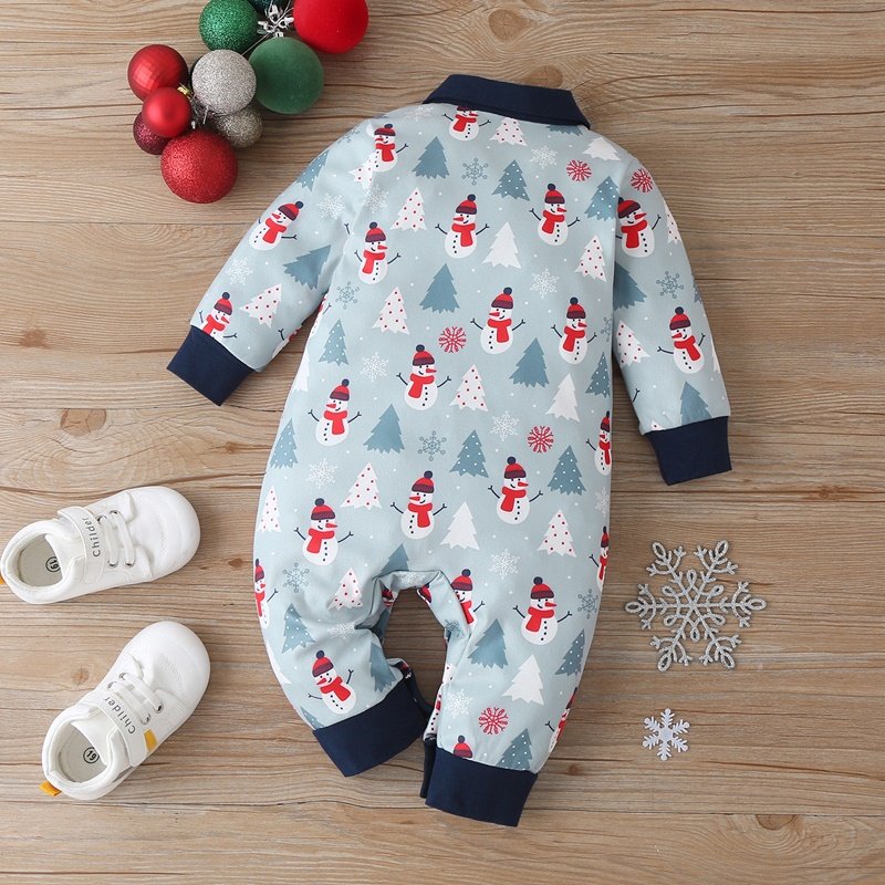 Kerst Winter Baby Boy Kleding Katoen Brief Kerstman Patchwork Plaid Lange Mouw Baby Bodysuit Baby Meisje Kleding 0-18M