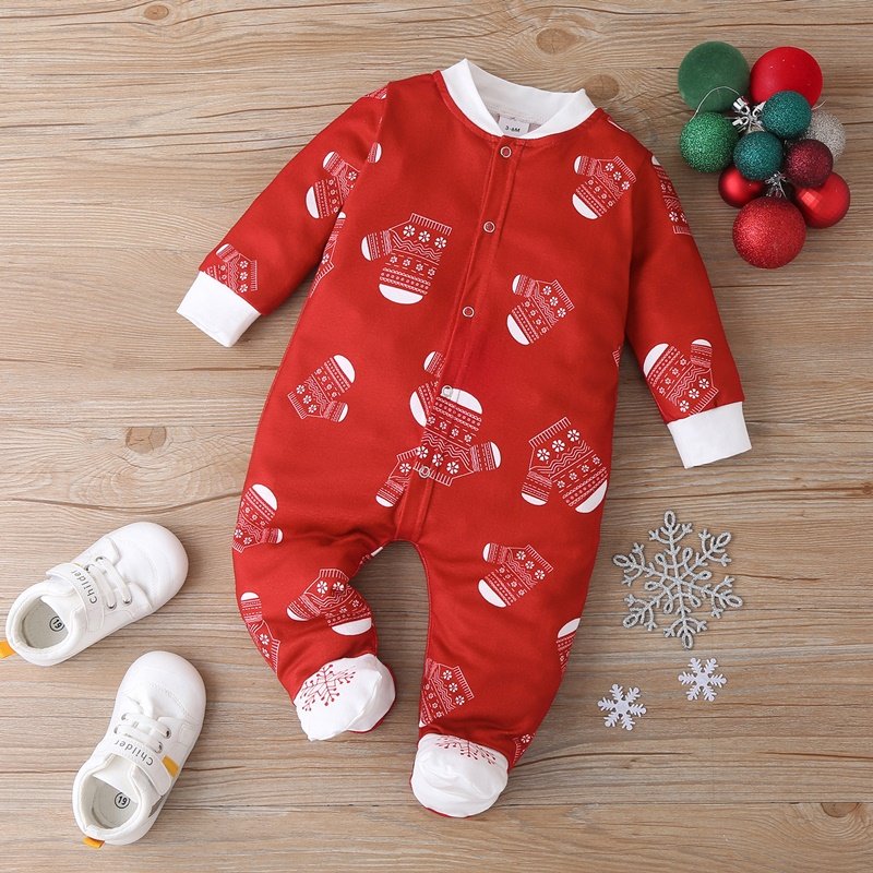 Kerst Winter Baby Boy Kleding Katoen Brief Kerstman Patchwork Plaid Lange Mouw Baby Bodysuit Baby Meisje Kleding 0-18M