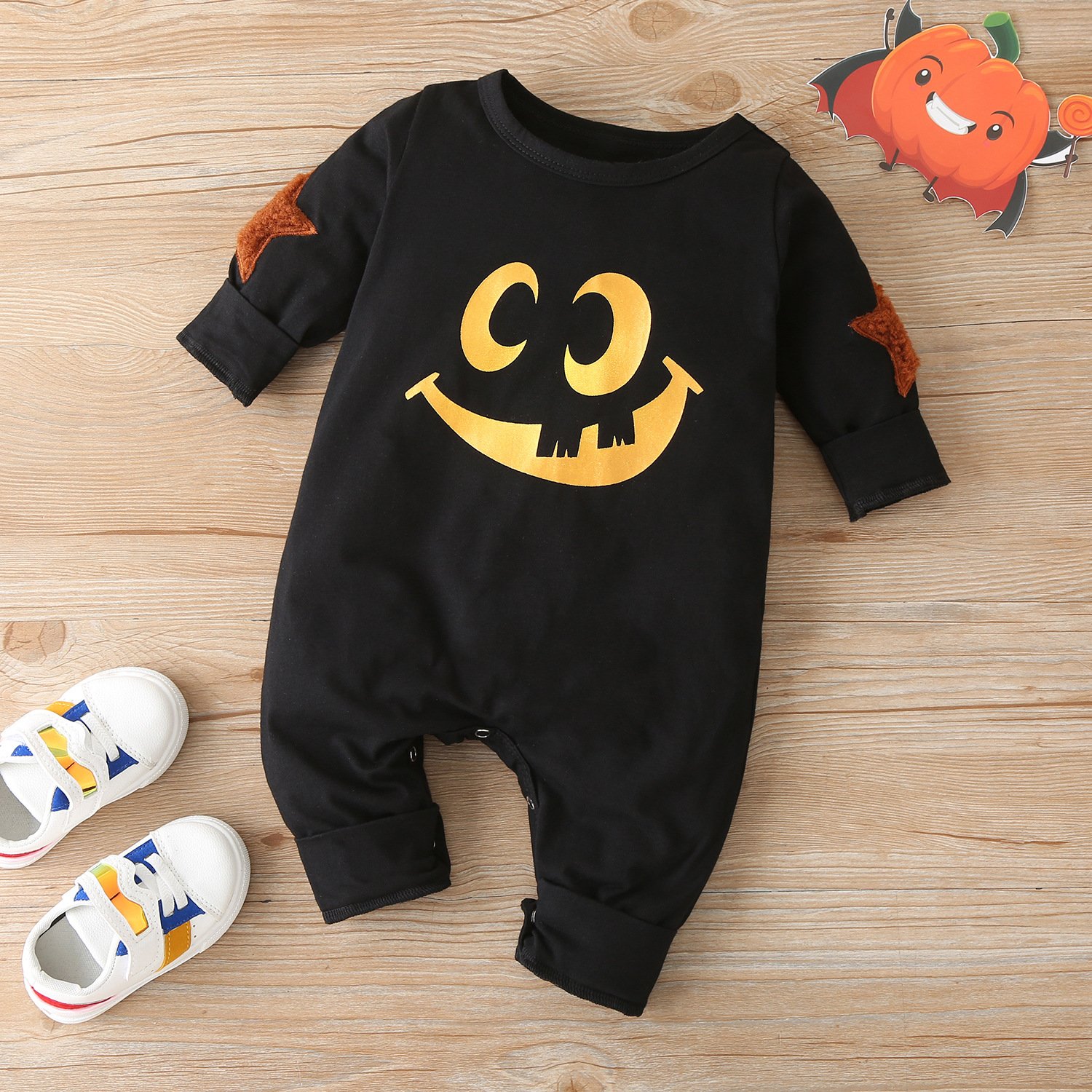Kerst Winter Baby Boy Kleding Katoen Brief Kerstman Patchwork Plaid Lange Mouw Baby Bodysuit Baby Meisje Kleding 0-18M