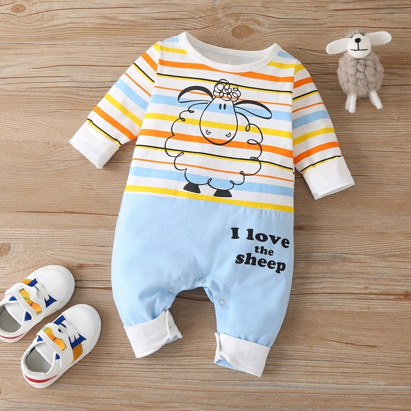 Kerst Winter Baby Boy Kleding Katoen Brief Kerstman Patchwork Plaid Lange Mouw Baby Bodysuit Baby Meisje Kleding 0-18M
