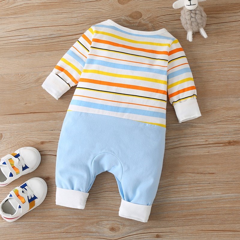 Kerst Winter Baby Boy Kleding Katoen Brief Kerstman Patchwork Plaid Lange Mouw Baby Bodysuit Baby Meisje Kleding 0-18M