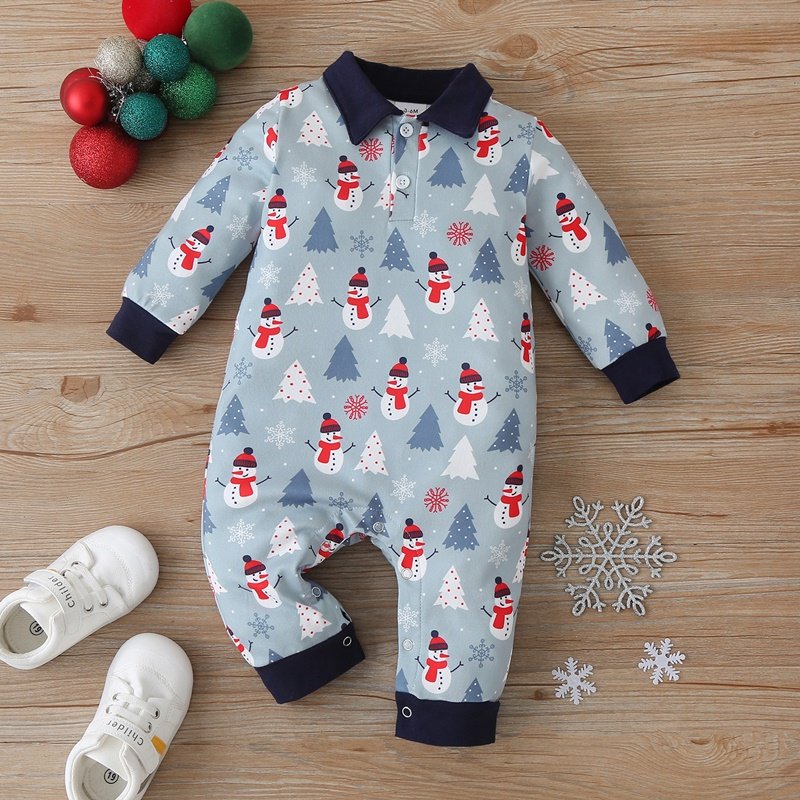 Kerst Winter Baby Boy Kleding Katoen Brief Kerstman Patchwork Plaid Lange Mouw Baby Bodysuit Baby Meisje Kleding 0-18M