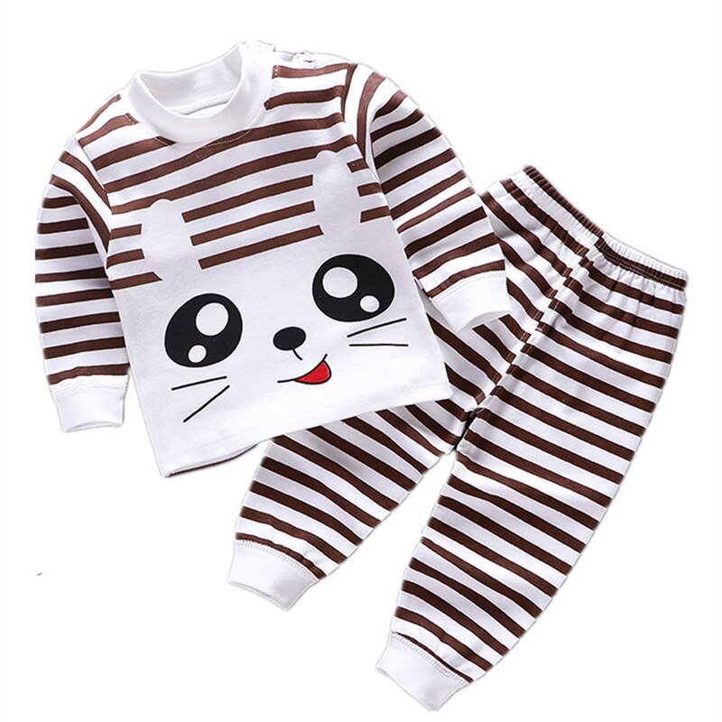 Kinderen Baby Jongens Meisjes Set Katoen Pasgeboren Herfst Lente Herfst Kleding Cartoon Peuter Suits Goedkope Spullen Voor 0-4Y Baby Outfits