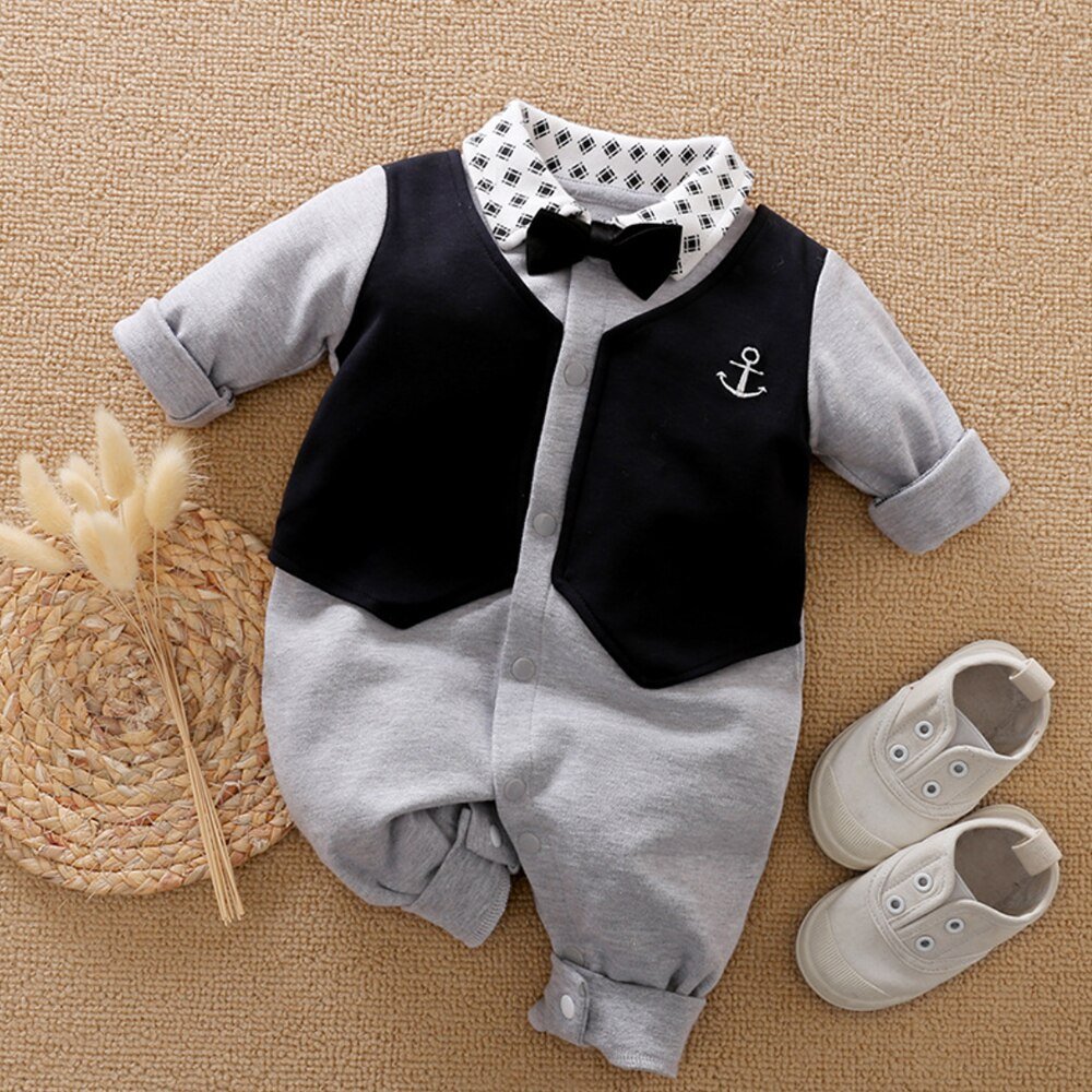 Malapina Baby Boy Romper Kinderen Zomer Lente 0-24M Leeftijd Baby Gentleman Peuter Pasgeboren Outfits Baby Meisjes Kleding 2020