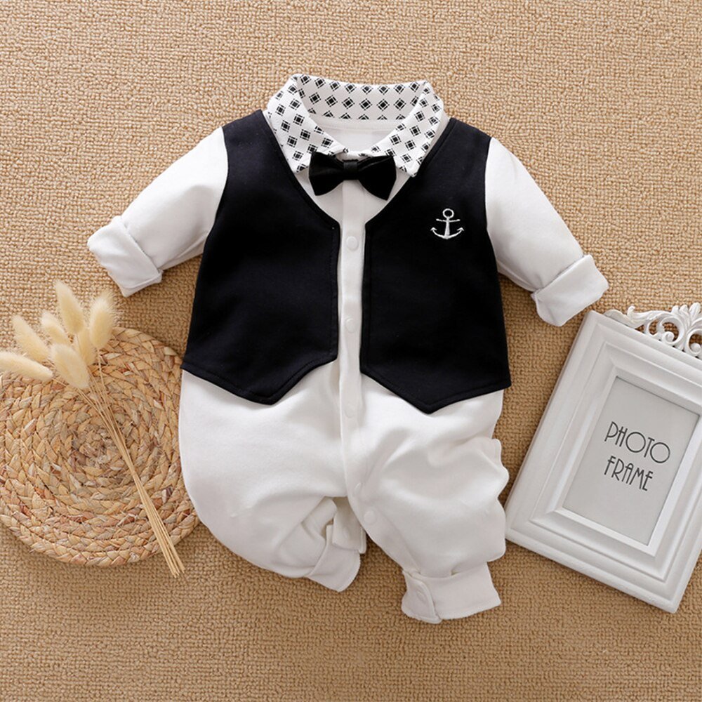 Malapina Baby Boy Romper Kinderen Zomer Lente 0-24M Leeftijd Baby Gentleman Peuter Pasgeboren Outfits Baby Meisjes Kleding 2020