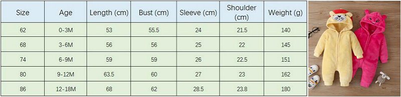 2020 Nieuwe Leuke Pasgeboren Baby Jongen Meisje Kleding Lange Mouwen Hoddies Beer Rits Baby Romper Kleding Herfst Winter Dragen 0-18M