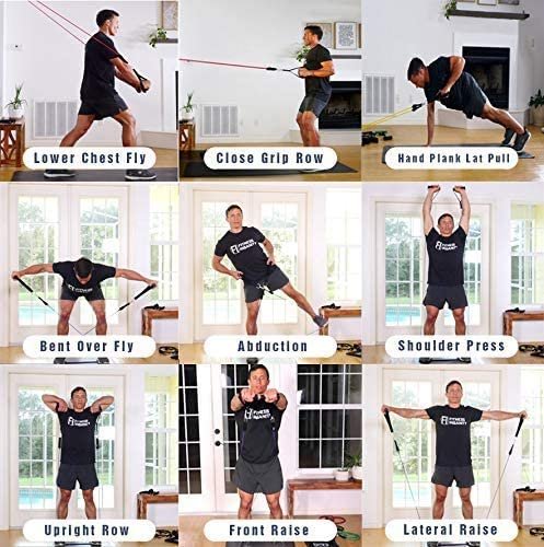 Full Body Workout Portable Strength Exercises Pilates Exercise Resistance Band Home Gym Resistance Trainer All-in-One Bar Kit Full Body Workout Portable Strength Exercises Pilates Exercise Resistance Band Home Gym Resistance Trainer All-in-One Bar Kit