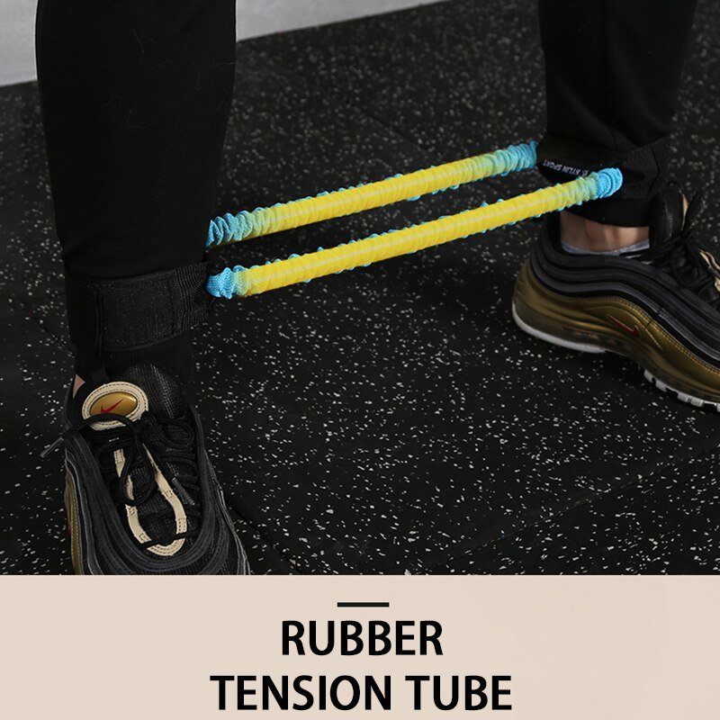 Ankle Tension Rope Leg Training Side Step with Basketball Taekwondo Elastic Rope Fitness Training Equipment Tensioner