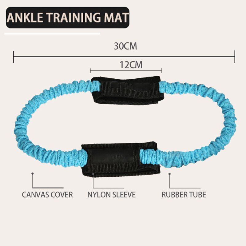 Ankle Tension Rope Leg Training Side Step with Basketball Taekwondo Elastic Rope Fitness Training Equipment Tensioner