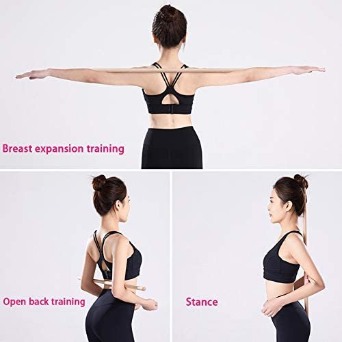 Yoga Sticks 2 Pieces of Indoor Sports Dancers Gymnasts Fitness Strapless Beautiful Back Durable Shaping Stretching Tools