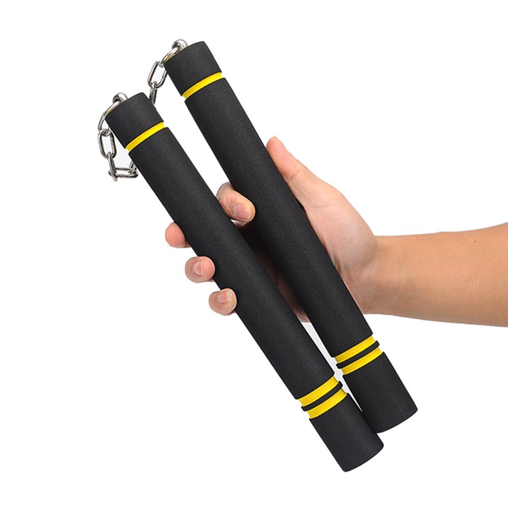 Sponge Nunchaku Practice Martial Arts Equipment Chain Safe Sponge Sport Training Effective Working-out Sport Accessories
